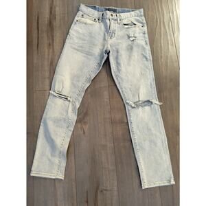 Aeropostale Men’s Skinny Jeans 29x30 Wash Ripped Distressed Denim Casual Y2k